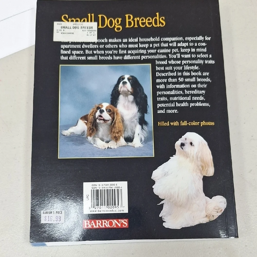 Small Dog Breeds Guide - Brown and Gray Cover